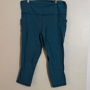 Athleta Deep Blue High-Rise Leggings